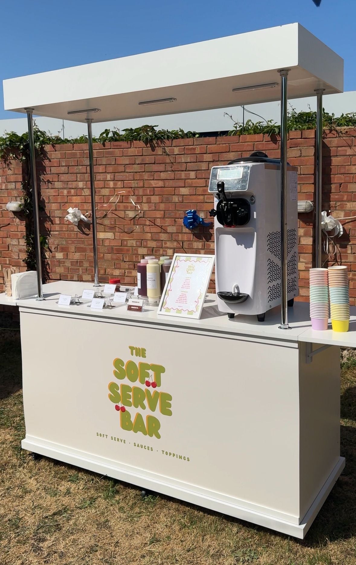Ice cream dessert bar hire summer event